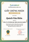DANH SÁCH CÁN BỘ TUYỂN SINH ĐẠT CHUẨN THÁNG 05/2025